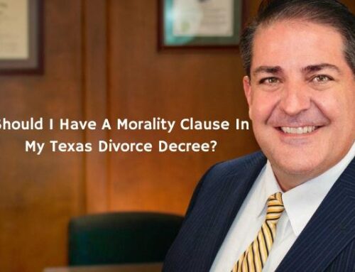 Should I Have A Morality Clause In My Texas Divorce Decree?