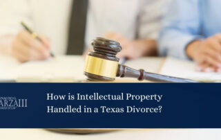 How is Intellectual Property Handled in a Texas Divorce