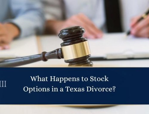 What Happens to Stock Options in a Texas Divorce?
