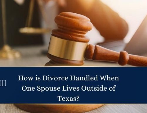 How is Divorce Handled When One Spouse Lives Outside of Texas?